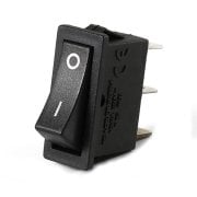Emas A21B1H10 Işıklı Siviç Siyah Gövdeli Terminalli Işıksız 1NA 30x11mm