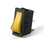 Emas A21B1S11 Işıklı Siviç Siyah Gövdeli Terminalli Işıklı 1NA 30x11mm