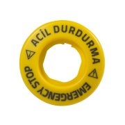 Emas BET60LED1 Kumanda Butonu 60mm Acil Stop 24V AC/DC Plastik Ledli Tr-İng