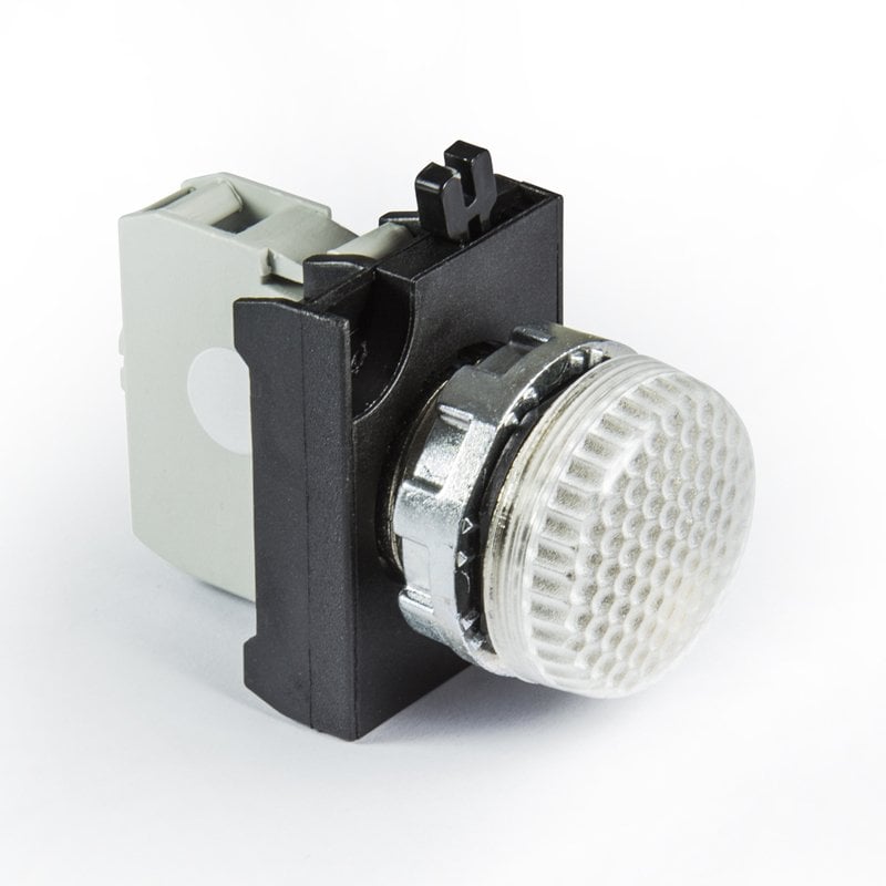 Emas CM0C0XB Beyaz Sinyal Lambası 110V AC/DC Ledli Kontak Blok CM Serisi