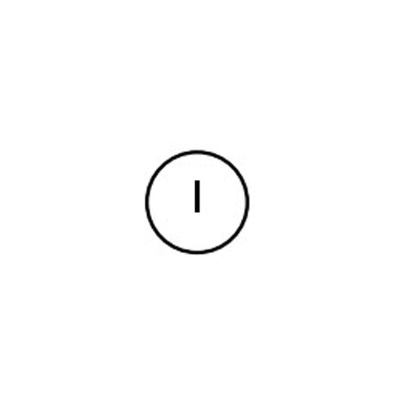 Emas CP100DBI Beyaz I Özel Tampon Baskılı Buton